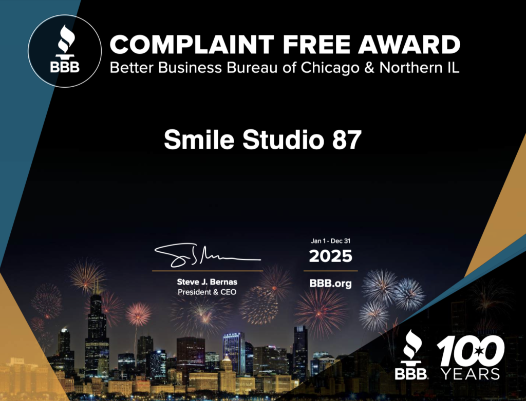 Smile Studio 87 BBB award